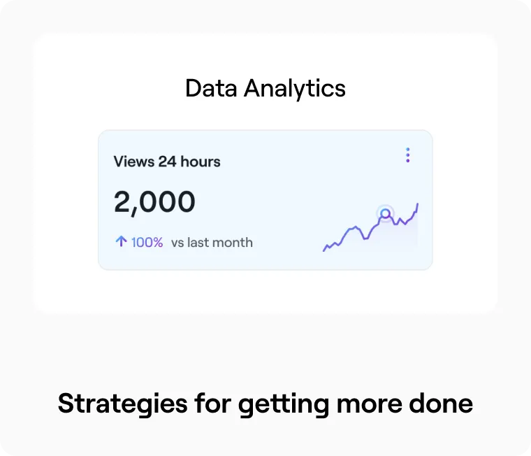 Analytics dashboard with charts and graphs
